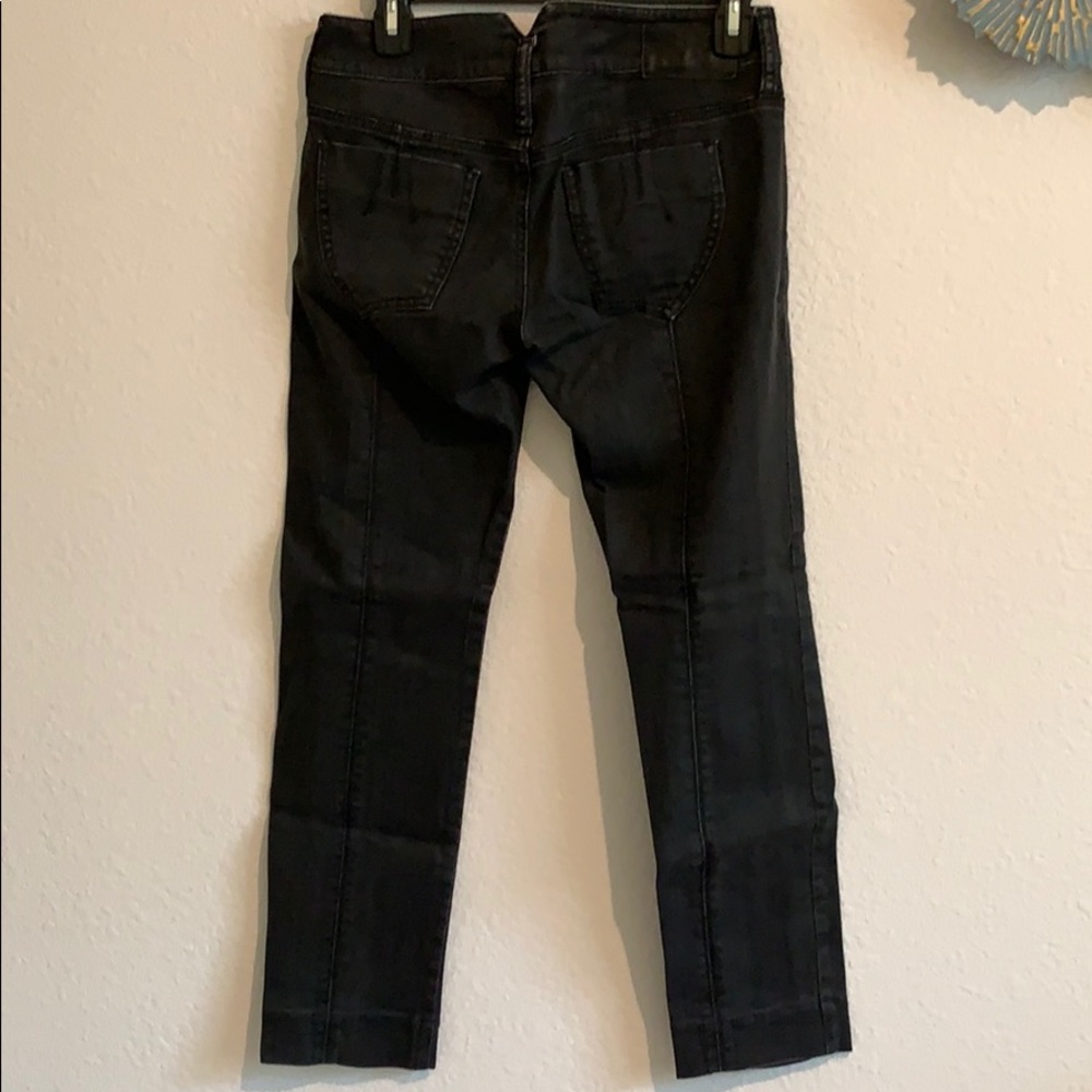 Fornarina women black denim jeans size 28x27.5” - Picture 5 of 11